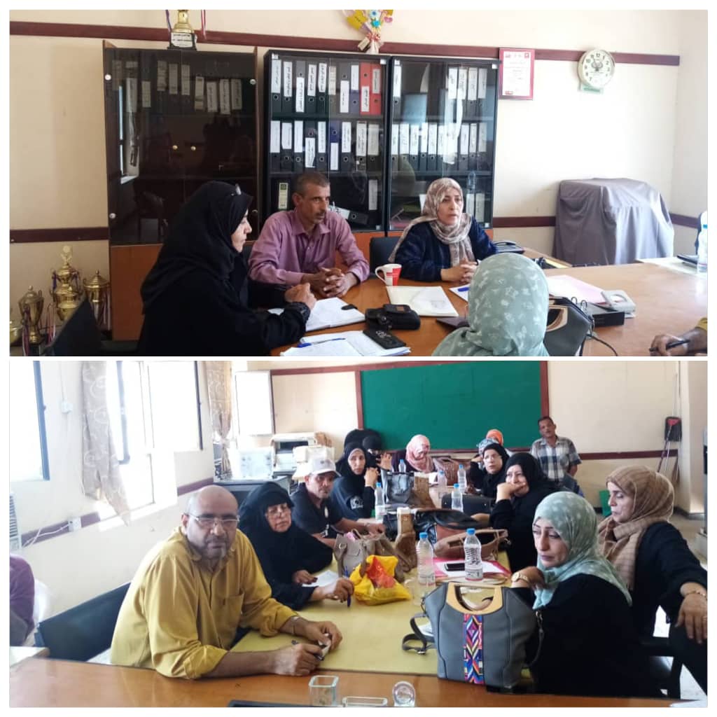 رئيس تنفيذية انتقالي صيرة ومدير التربية يلتقيان مدراء المدارس بالمديرية