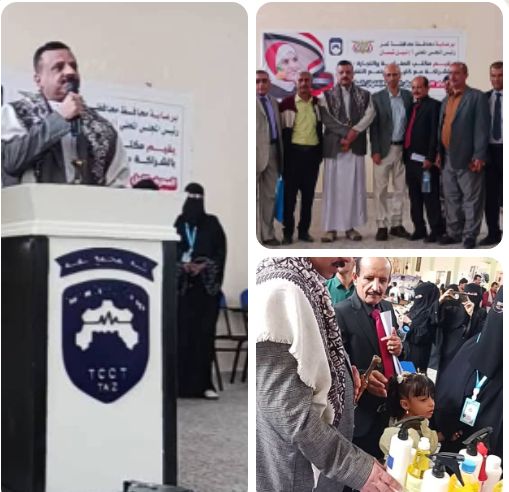 الوكيل جامل يفتتح معرض الشهيدة إفتهان المشهري للمنتجات الصغيرة في المدينة